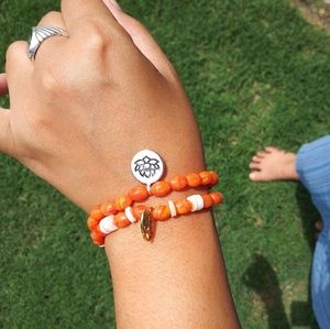 Fire Lotus Bracelet Set